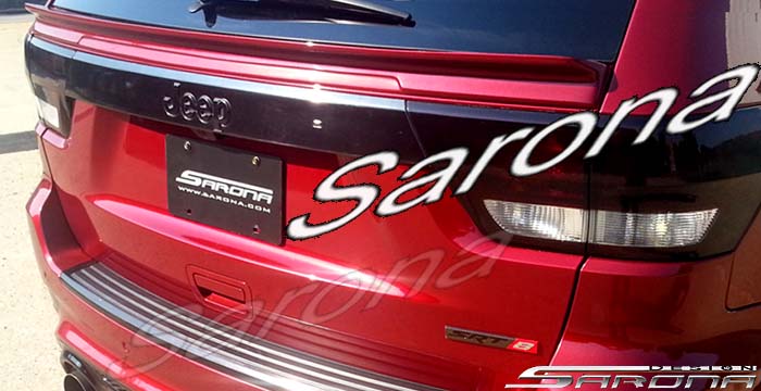 Custom Jeep Grand Cherokee  SUV/SAV/Crossover Trunk Wing (2011 - 2013) - $249.00 (Part #JP-001-TW)